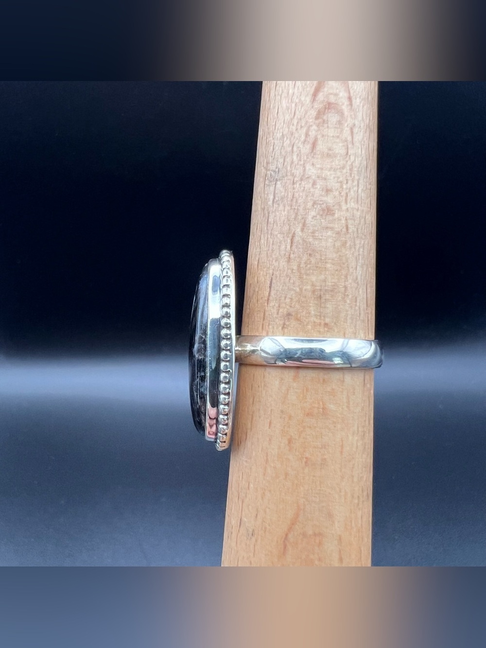Sterling Silver Zebra Jasper Ring - Picture 3 of 8